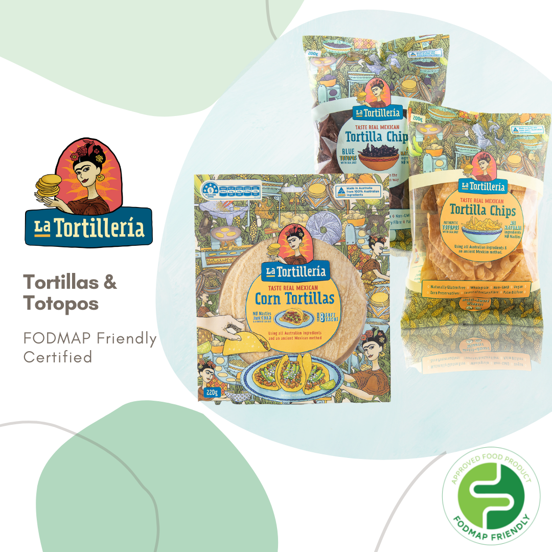 Introducing the first FODMAP Friendly Tortillas by La Tortilleria