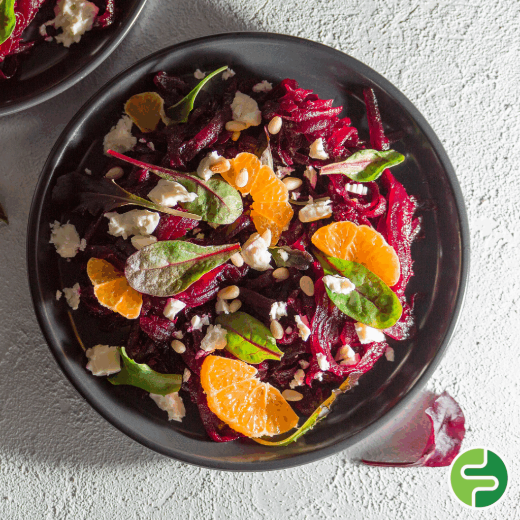 Low FODMAP Beetroot and Roast Pumpkin Salad - FODMAP Friendly
